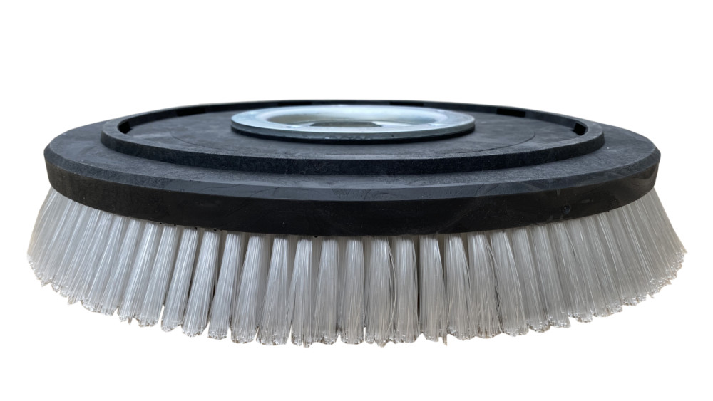 White disc brush - hard